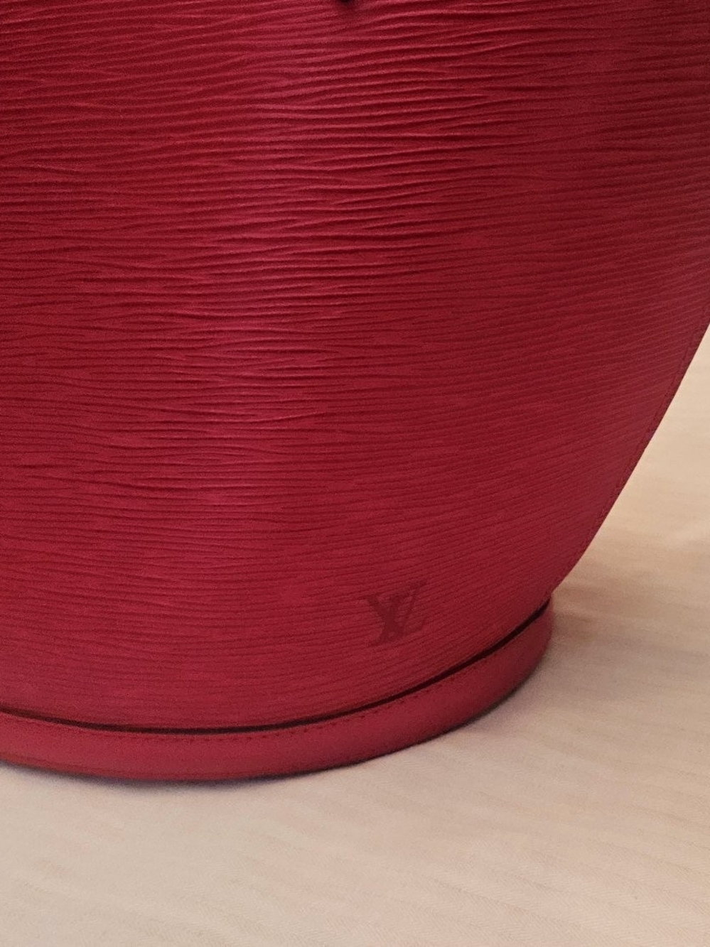 Louis Vuitton Red Epi Leather Shoulder Bag